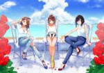 Konachan.com - 292397 blackhair blueeyes brownhair clouds f[...].jpg