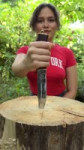 3.2 mil views - GIRL with a knife camping survival bushcraft outdoors1080p.mp4