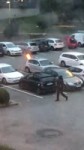 Masked thugs torch cars in western Sweden.mp4