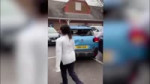 Furious driver rams its way through cars in car park chaos.webm