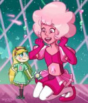 Star and Pink Diamond by Meggie Vectors.png