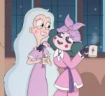 Eclipsa and Moon hot chocolate