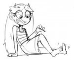 Star is polishing her toenails.jpg