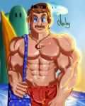 Marioonthebeachbyarielxy-d9mp11c.png