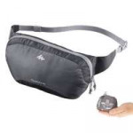 QUECHUA Ultra-Compact Travel Bumbag - grey.jpg