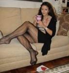 cute girl in nylon tights pantyhose cardigan (1).jpg