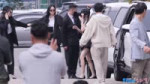 230512 Eunchae bodyguards by LE SSERAFIM before Music Bank - Spinel CAM.webm