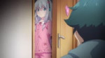 анима закрывает дверь и говорит извращенец (eromanga sensei[...].webm