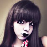 beautiful cute skinny e-girl with black lipstick on lips (1).png