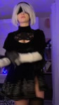 7178124274803297541 I can’t dance☝🏻 #2bcosplay #2b #nierautomata #nierautomatacosplay #nierautomata2b .mp4