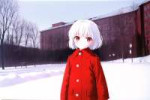 loli, child, white hair, red eyes, russian clothes, USSR, communism, winter, {{{1980s (style)}}} s-4213667329.png