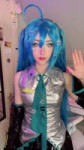 #cosplay #cosplaygirl #miku #mikucosplay #hatsunemikucosplay #vocaloid #vocaloidcosplay #canthinky #fyp.mp4