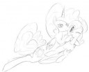 466624safefluttershymonochromeprincess+celestiasketchsnuggl[...].png