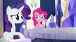 PinkieandRaritylisteningtoTwilight;PinkiesmilingS5E19.png