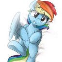 rainbowdash bed