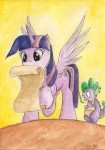 741887safetwilight+sparkleprincess+twilightspiketraditional[...].jpeg