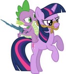 twilightsparkleandspikebycrusierpl-d4mzzlc.png