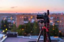 pro dslr on tripod in evening roof photoshoot 2.jpg