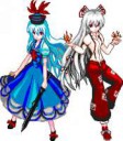 Keine & Mokou pixel.png