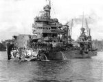 DamagedUSSNewOrleans(CA-32)reachingTulagion1December1942.jpg