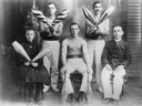 Gymnastics group form Rockhampton posing with Indian clubs [...]